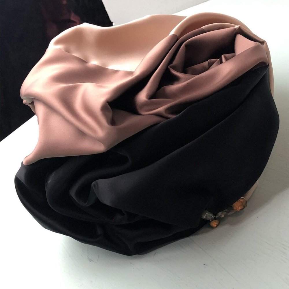wesco union vintage hat black bronze cream rhinestone